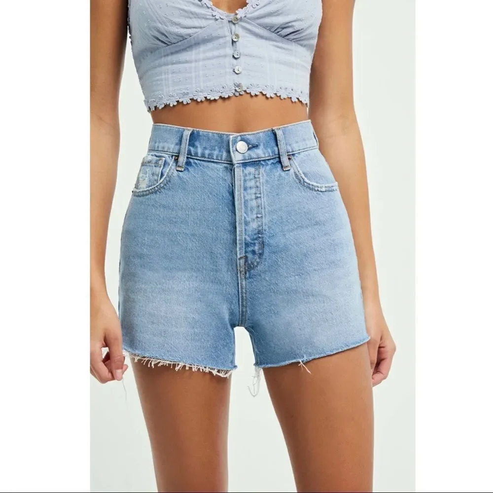 PACSUN Thalia Denim High‎ Waisted Icon Shorts